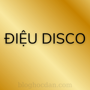 Điệu disco